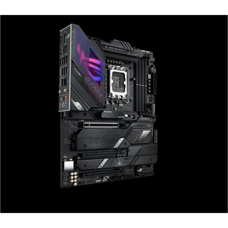 Placa de baza asus rog strix z790-e gaming wifi lga 1700,  4 x ddr5 dimm dual channel, 3x pci express x16, 5x m.2, 4x sata 6gb/s, 12x usb, atx,  Placi de baza | electropc.ro