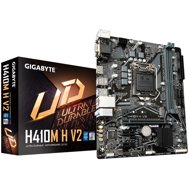 Placa de baza gigabyte h410m h v2, lga 1200,  Placi de baza | electropc.ro