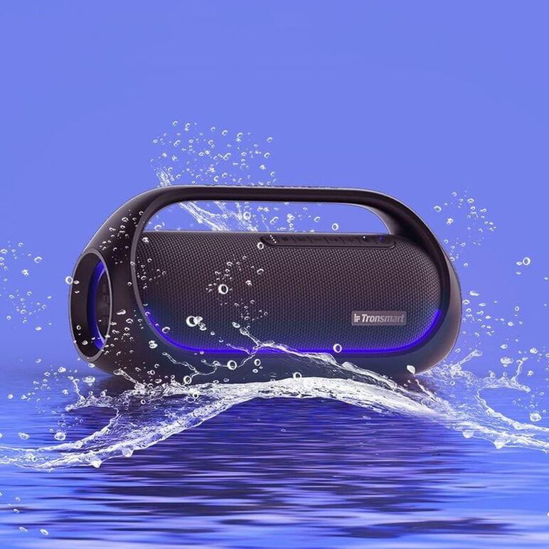 Boxa portabila tronsmart bang outdoor party speaker, bluetooth, 60w, ipx6 waterproof, autonomie 15 ore, negru,  Sisteme audio | electropc.ro