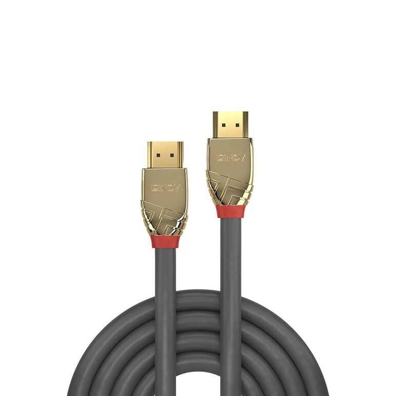 Cablu lindy ly-37865, high speed hdmi, 7.5m, gold line,  Cabluri video | electropc.ro