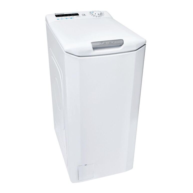 Masina de spalat rufe cu incarcare verticala candy cstg 272dvet/1-s, 7 kg, 1200 rpm, clasa e, gentle touch opening, easy iron, alb,  Masini de spalat rufe automate | electropc.ro