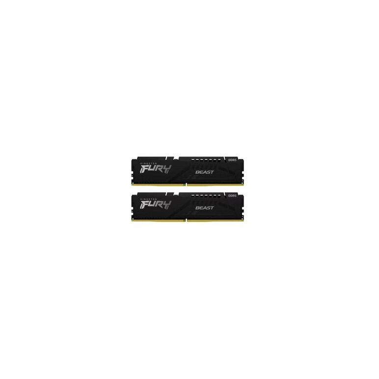 Memorie ram kingston, dimm, ddr5, 64gb, 6000mhz, cl36, 1.35v, fury beast, kit of 2,  Memorii RAM Desktop | electropc.ro