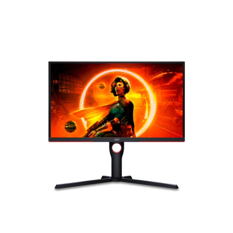 Monitor aoc 25g3zm/bk 24.5 inch, panel type: va, backlight: wled, resolution: 1920x1080, aspect ratio: 16:9,  refresh rate:240hz, response time gtg: 1 ms, brightness: 300 cd/m², contrast (static): 3000:1, contrast (dynamic): 80m:1, viewing angle: 178/178,,  Monitoare LED | electropc.ro