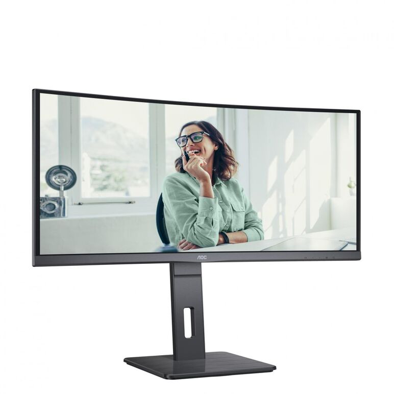Monitor aoc cu34p3cv 34 inch, panel type: va, backlight: wled, resolution: 3440 x 1440, aspect ratio: 16:9,  refresh rate:100hz, response time gtg: 4 ms, brightness: 300 cd/m², contrast (static): 3000:1, contrast (dynamic): 50m:1, viewing angle: 178/178, ,  Monitoare LED | electropc.ro
