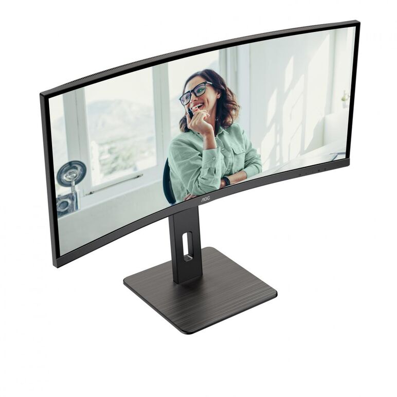 Monitor aoc cu34p3cv 34 inch, panel type: va, backlight: wled, resolution: 3440 x 1440, aspect ratio: 16:9,  refresh rate:100hz, response time gtg: 4 ms, brightness: 300 cd/m², contrast (static): 3000:1, contrast (dynamic): 50m:1, viewing angle: 178/178, ,  Monitoare LED | electropc.ro