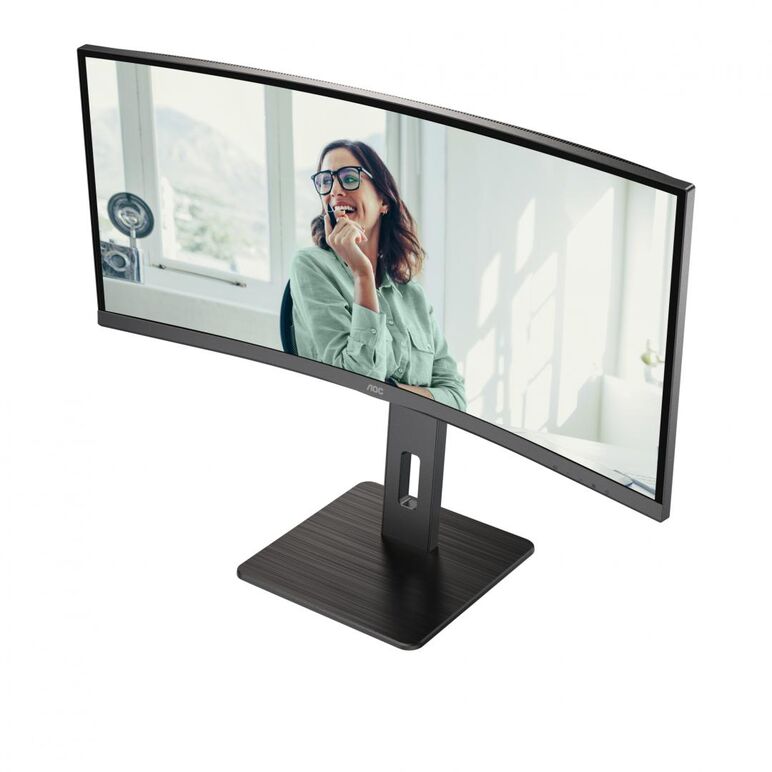 Monitor aoc cu34p3cv 34 inch, panel type: va, backlight: wled, resolution: 3440 x 1440, aspect ratio: 16:9,  refresh rate:100hz, response time gtg: 4 ms, brightness: 300 cd/m², contrast (static): 3000:1, contrast (dynamic): 50m:1, viewing angle: 178/178, ,  Monitoare LED | electropc.ro