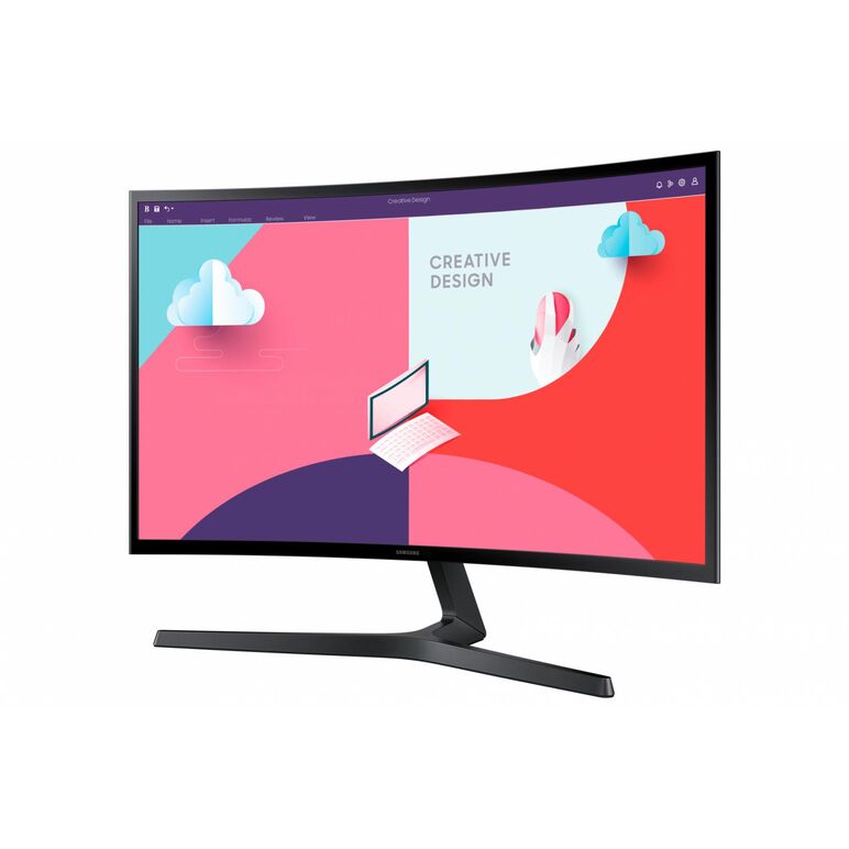 Monitor samsung ls24c366eauxen 24 inch, curvature: 1800r , panel type: va, resolution: 1920x1080, aspect ratio: 16:9,  refresh rate:60hz, response time gtg: 4ms, brightness: 250 cd/m², contrast (static): 3000 : 1, viewing angle: 178º(r/l), 178º(u/d), colo,  Monitoare LED | electropc.ro