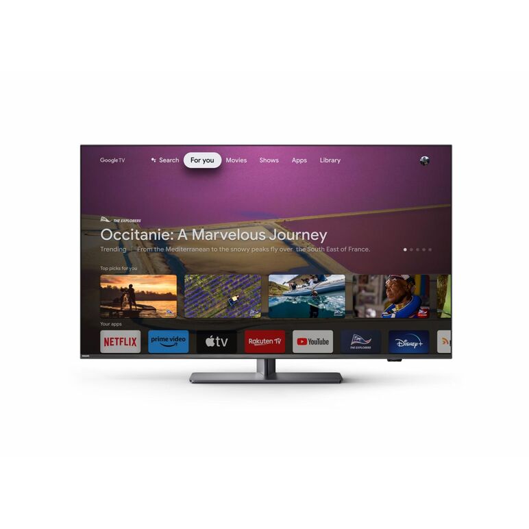 Televizor smart ambilight led philips 65pus8818 165 cm (65``) 4k ultra hd 120hz wi-fi (model 2023),  Televizoare | electropc.ro