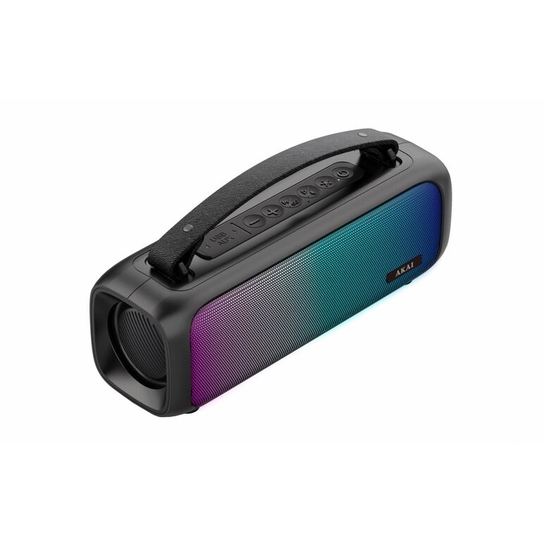 Boxa portabila akai abts-08-bk, bluetooth 5.1, 8w, negru,  Sisteme audio | electropc.ro
