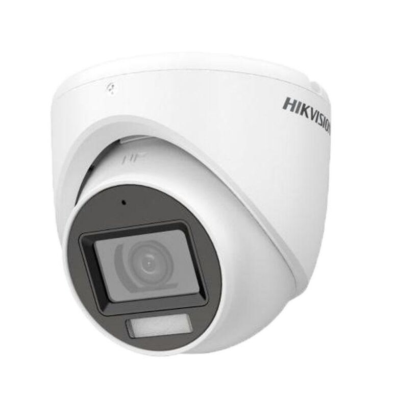Camera hikvision turret smart hybrid light colorvu ds-2ce76d0t- lmfs(2.8mm);2mp; senzor:2 mp cmos; rezolutie: 1920 (h) × 1080 (v); iluminare: 0.01 lux @ (f1.6, agc on), 0 lux with ir, white light;ir; lentila: 2.8mm,horizontal fov: 101°, vertical fov: 56°,,  Camere supraveghere | electropc.ro