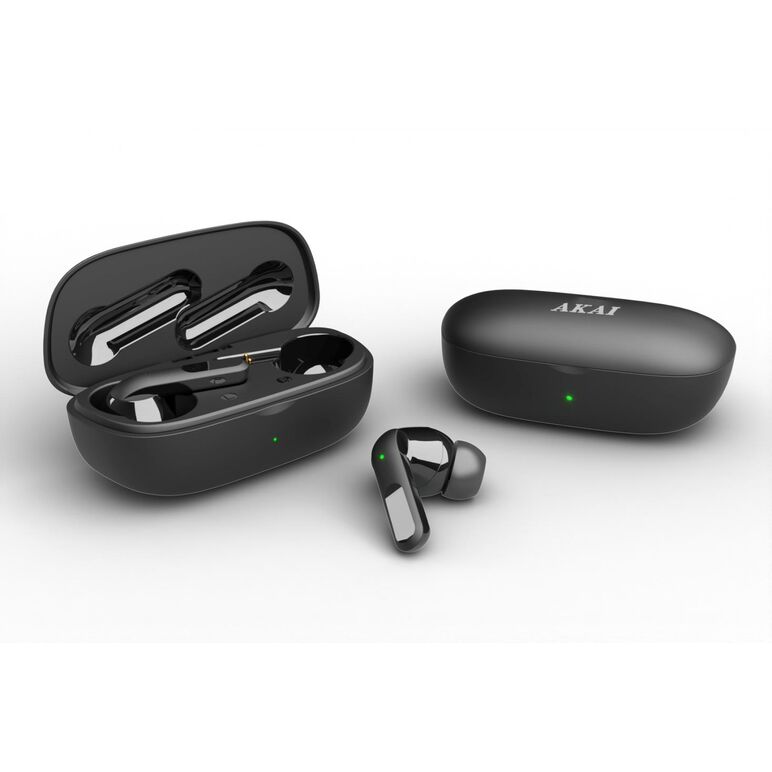Casti akai btje-j20anc wireless, bluetooth 5.3, 5v, negru,  Casti audio | electropc.ro