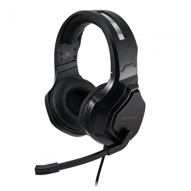 Casti cu microfon x by serioux, gaming, adair, difuzor: 40mm, impedanță 32 Ω, sensibilitate 118db / 1khz, interval de frecvență 20 hz-20 khz, thd ,  Casti audio | electropc.ro