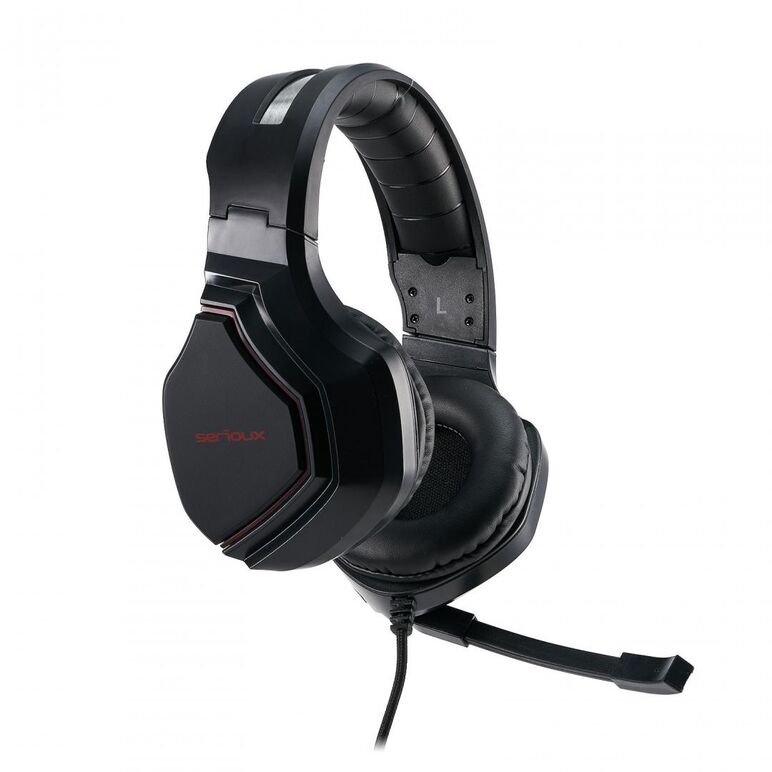 Casti cu microfon x by serioux, gaming, adair, difuzor: 40mm, impedanță 32 Ω, sensibilitate 118db / 1khz, interval de frecvență 20 hz-20 khz, thd ,  Casti audio | electropc.ro