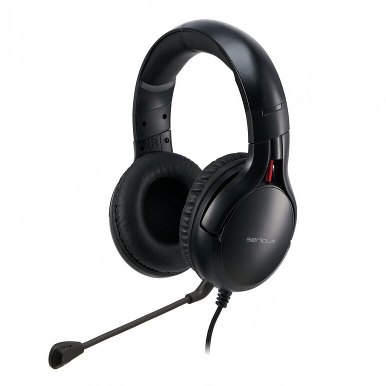 Casti cu microfon x by serioux cronan, gaming, negru,  Casti audio | electropc.ro