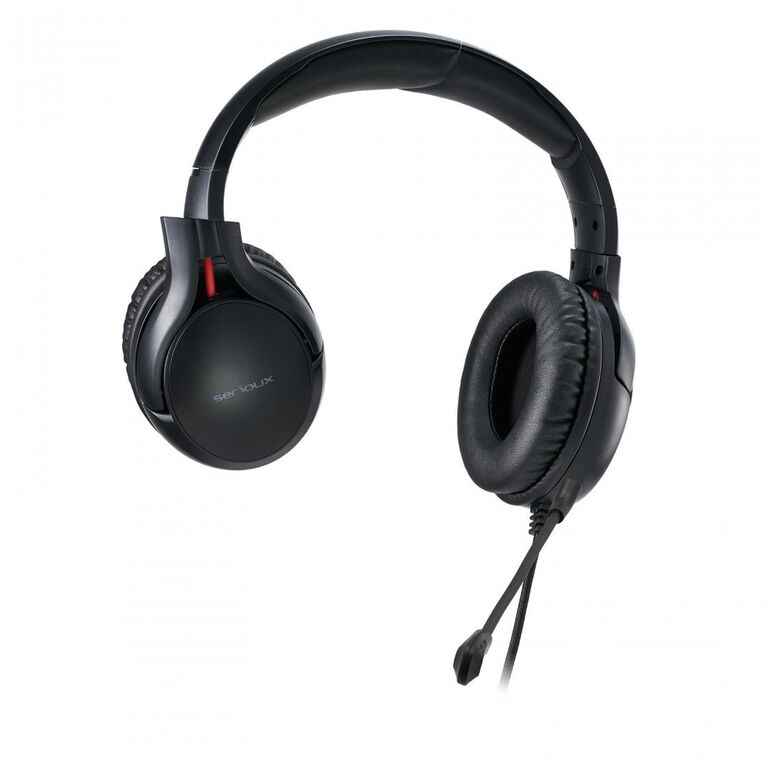 Casti cu microfon x by serioux cronan, gaming, negru,  Casti audio | electropc.ro