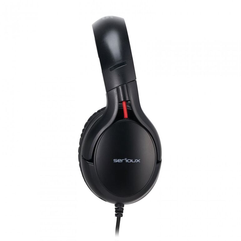 Casti cu microfon x by serioux cronan, gaming, negru,  Casti audio | electropc.ro