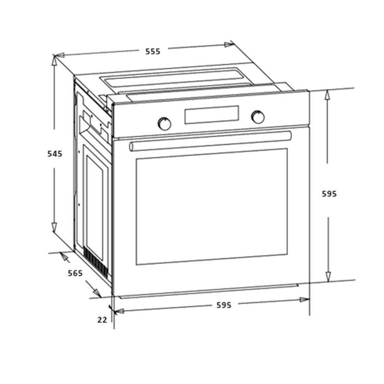Cuptor incorporabil heinner hbo-s624ltg-ix,  Incorporabile | electropc.ro