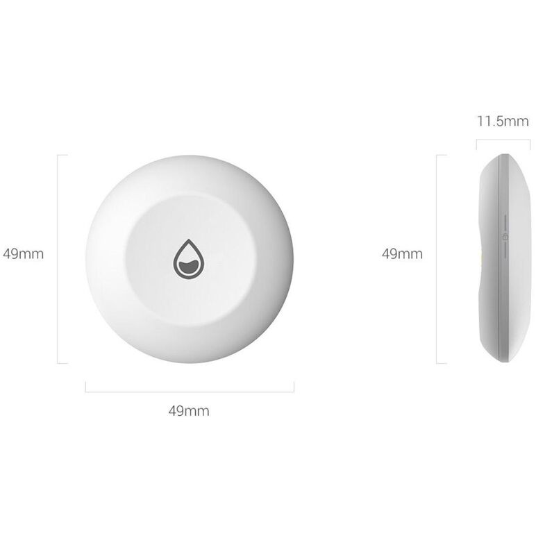 Ezviz senzor de inundatie cs-t10c; baterie: cr2032, protocol: zigbee 3.0, frecventa wireless: 2.4 ghz, distanta comunicate: < 200m; voltaj:3 vdc, ip67, dimensiuni:49mm×11.5mm,  Senzori | electropc.ro