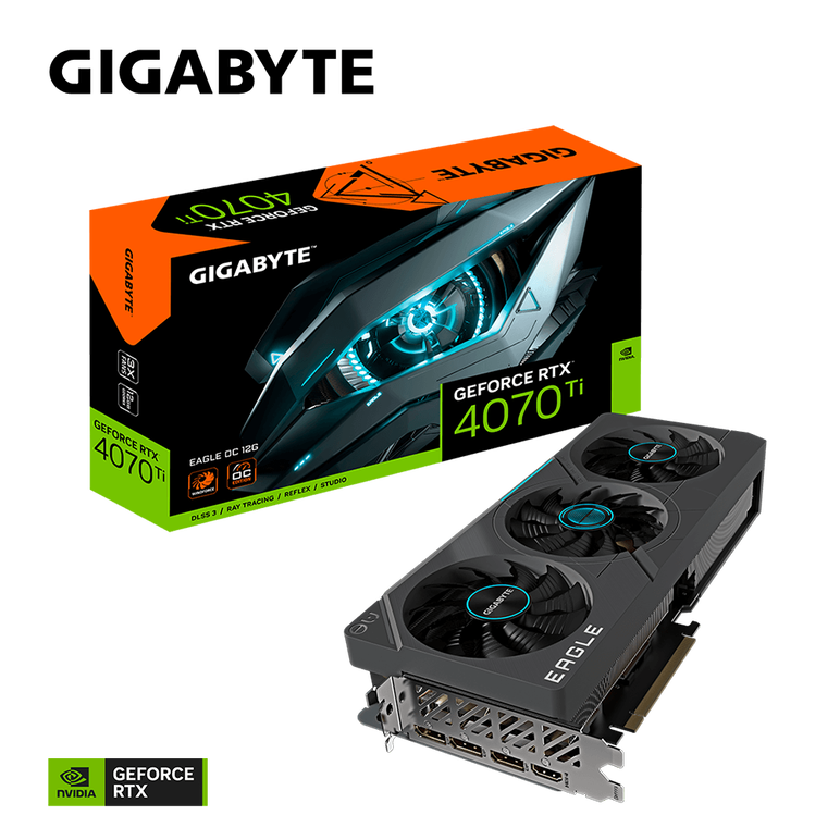 Placa video gigabyte geforce rtx 4070 ti eagle oc 12gb,  Placi video | electropc.ro