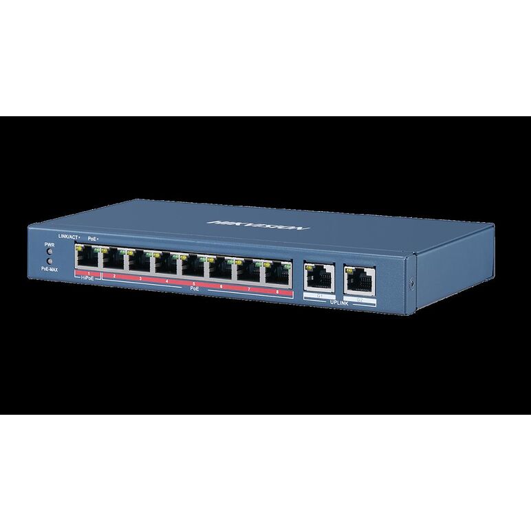 Switch hikvision ds-3e0310hp-e, 8-port, poe,  Switch-uri | electropc.ro